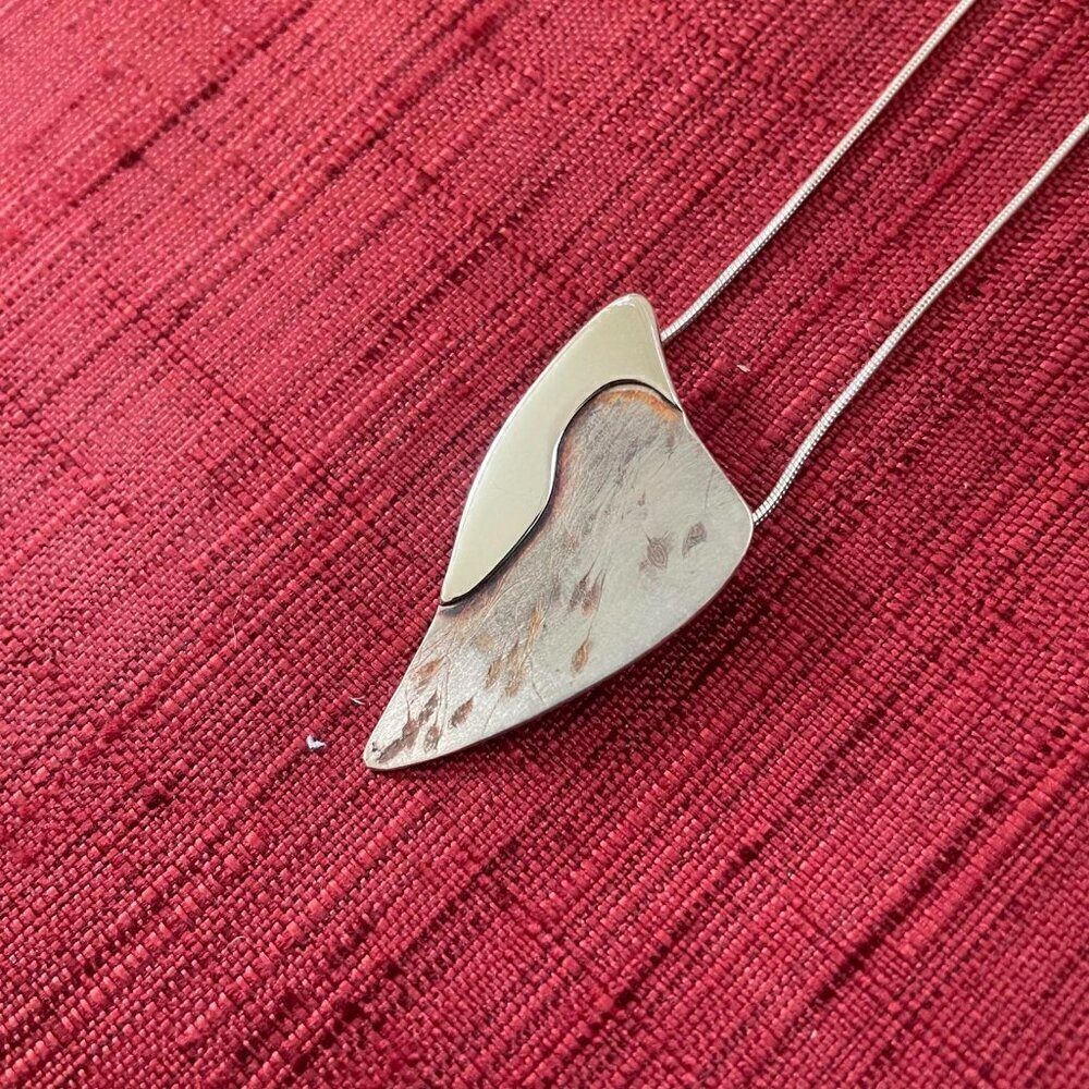 Jessie Senecal Handmade Sterling Silver "Gress Seeds" Necklace